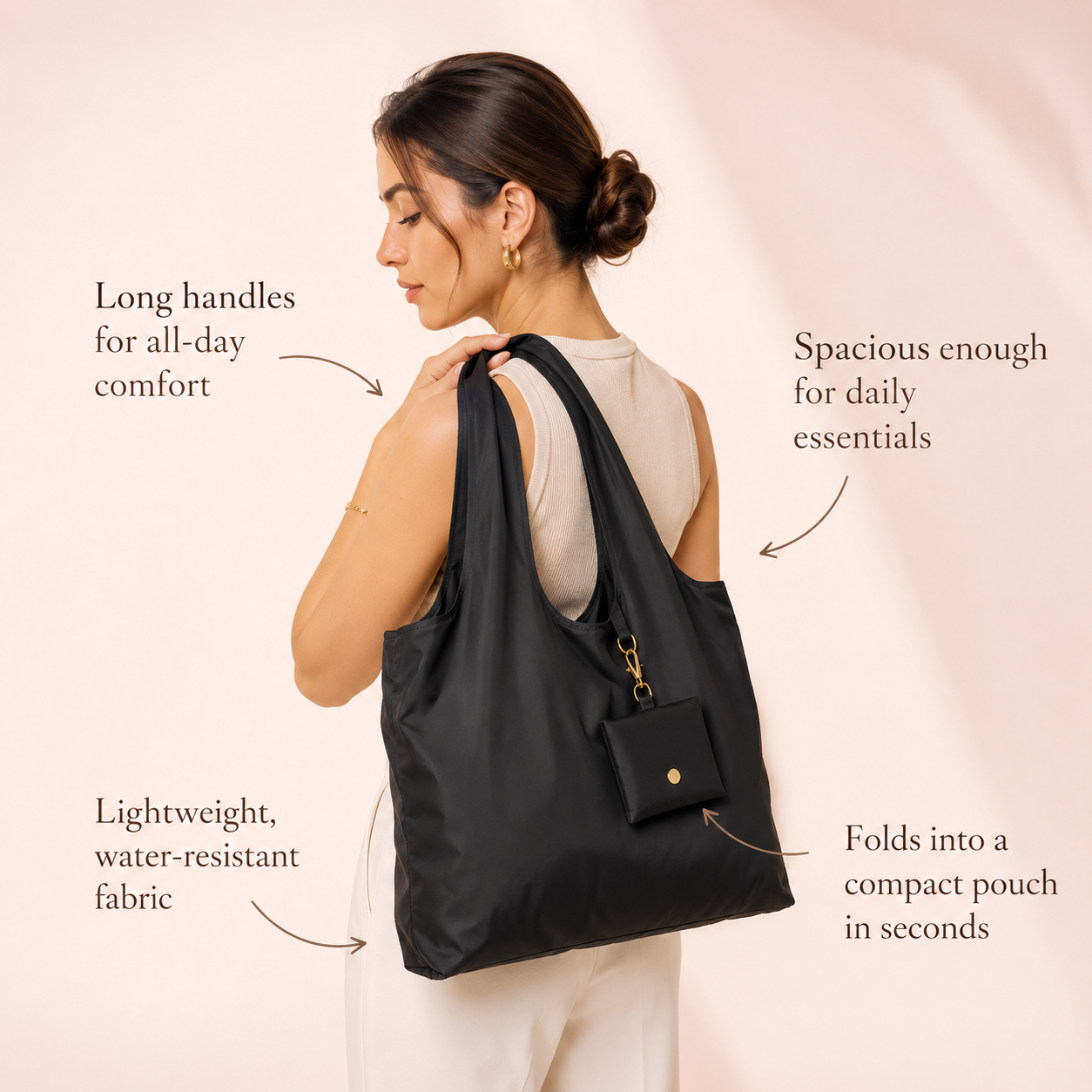 Carrié by Arshley — The Foldable Everyday Tote