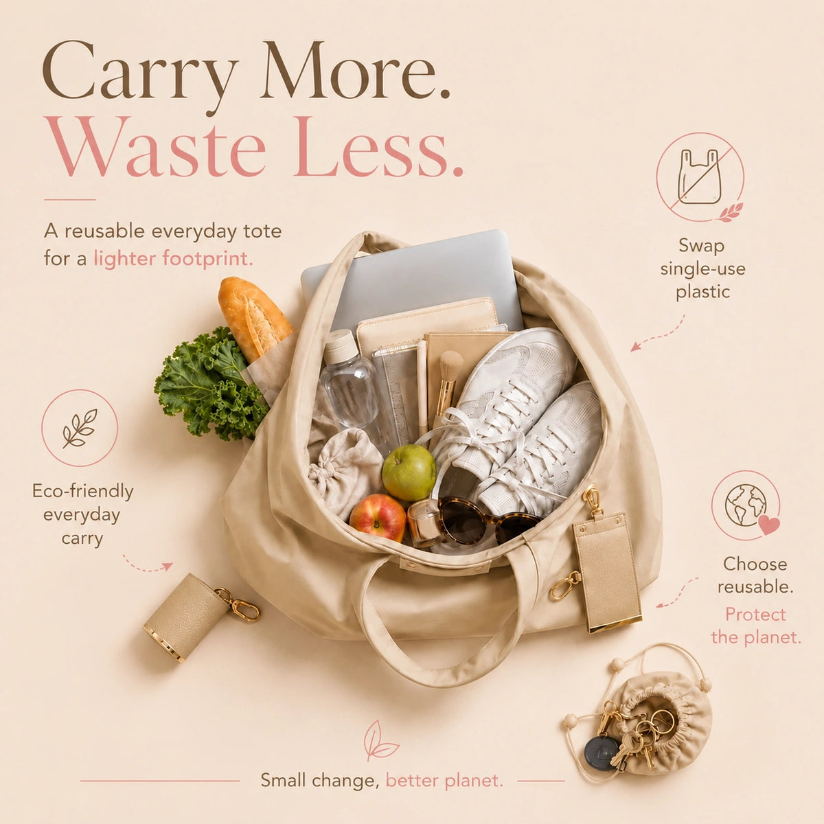 Carrié by Arshley — The Foldable Everyday Tote